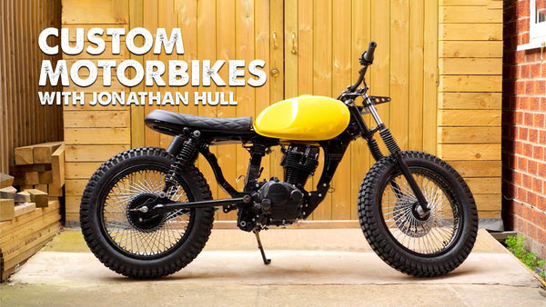 Jonathan Hull custom motorbikes - Evolution Power Tools UK