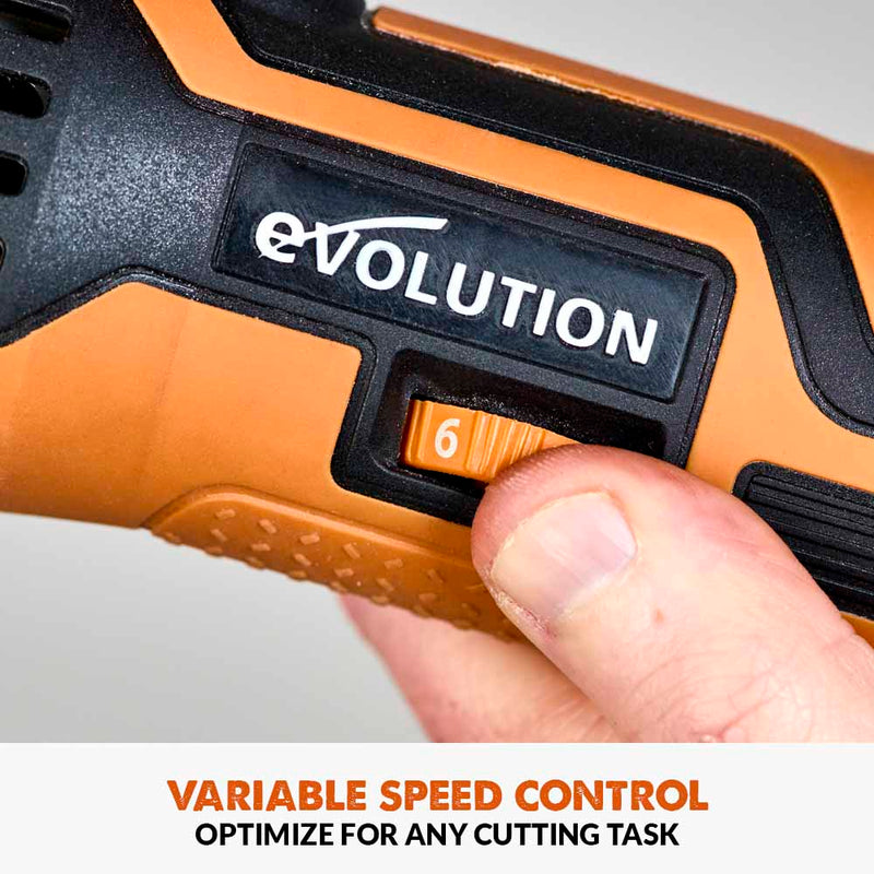 Evolution Cordless R18MLT-Li Multi-Tool 18v Li-Ion EXT With 2Ah Battery & Charger - Evolution Power Tools UK