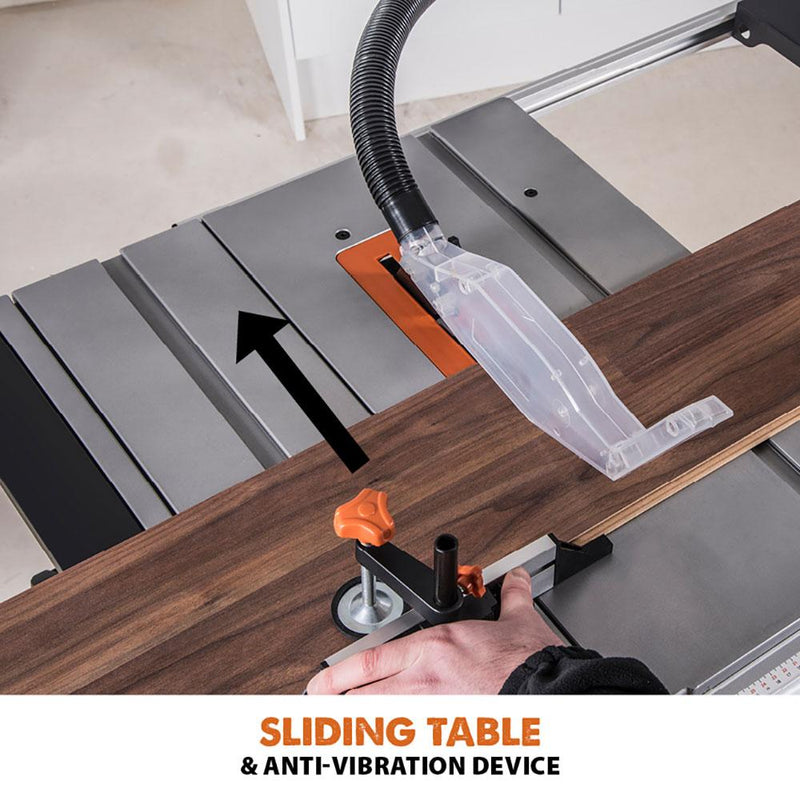 Evolution RAGE5-S 255mm 110V Table Saw With TCT Multi-Material Cutting Blade - Evolution Power Tools UK