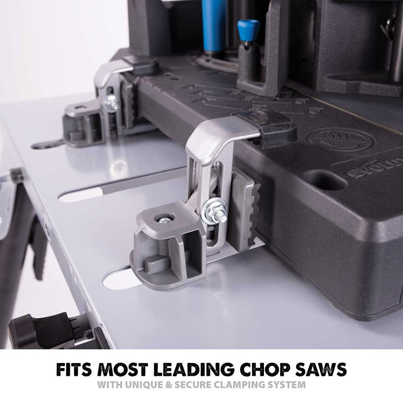 Evolution S355CPS 355mm Chop Saw + Spare Blade + Chop Saw Stand Bundle - Evolution Power Tools UK