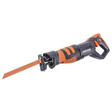 Evolution R230RCP Reciprocating Saw with 4 Blades (230v) - Evolution Power Tools UK
