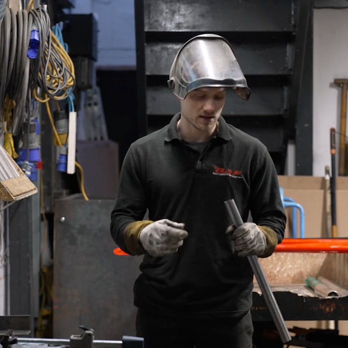 BAF Motorsport Rely On Evolution's New S355MCS Heavy Duty Chop Mitre Saw To Get The Job Done