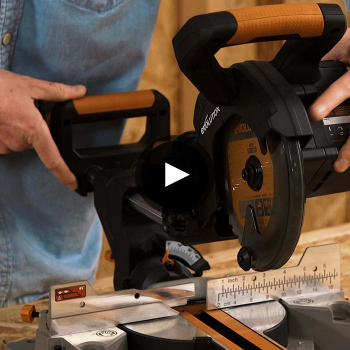 Cordless Mitre Saws - Setup, configuration and comparison - Evolution Power Tools UK