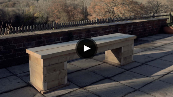 How to build a solid, outdoor bench with Russell Platten - Evolution Power Tools UK