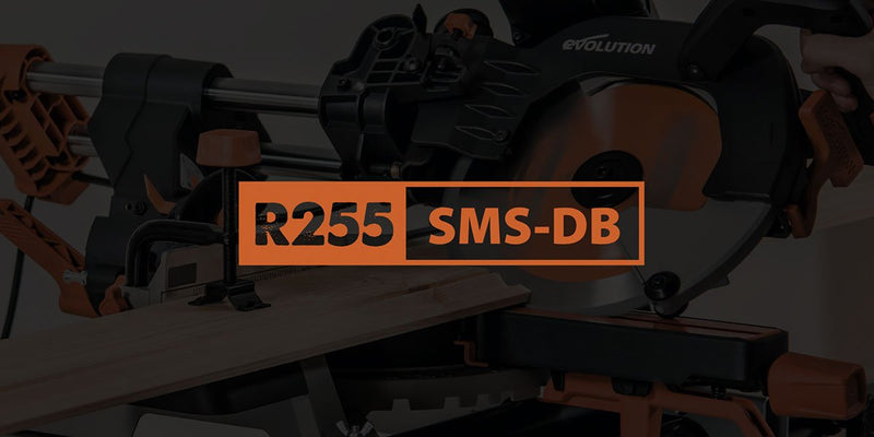 NEW 255mm Double Bevel Mitre Saw - Evolution Power Tools UK