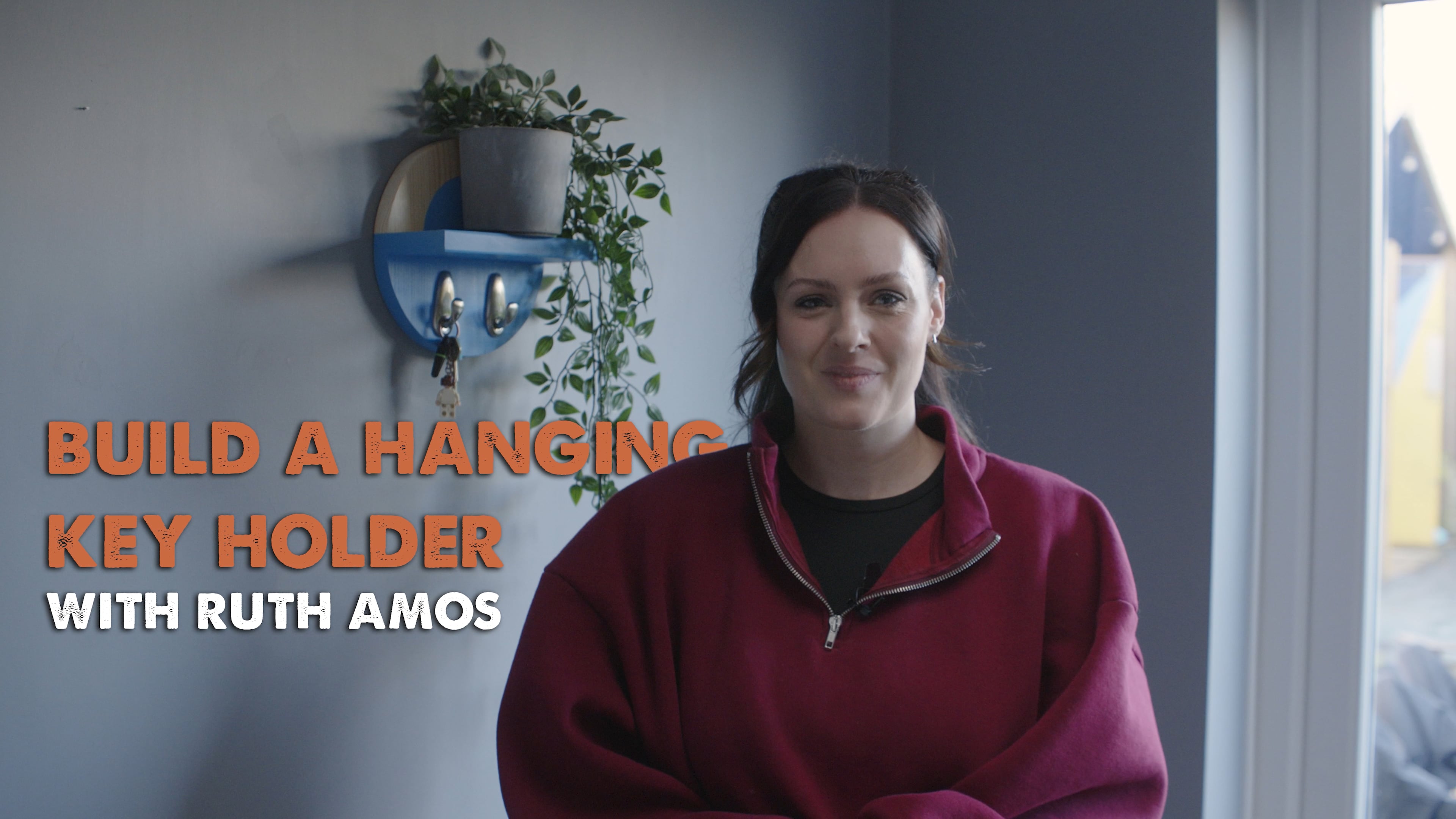 How to Build a DIY Key Holder Shelf