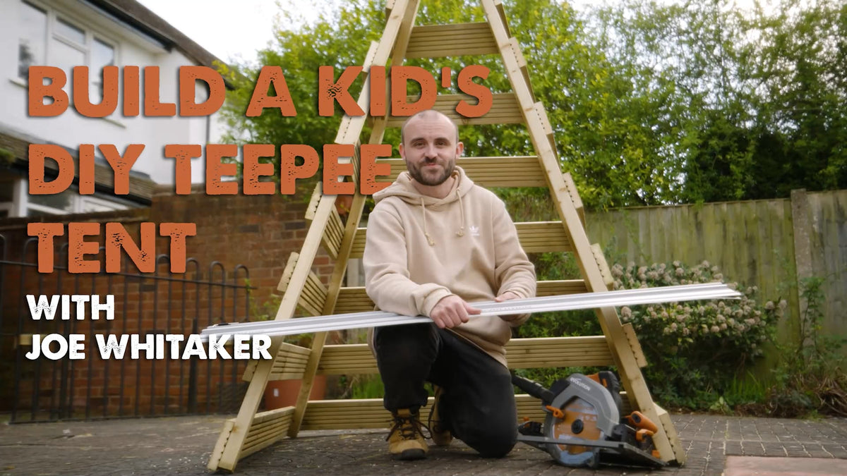 DIY Kids Garden Teepee Tent — Evolution Power Tools UK