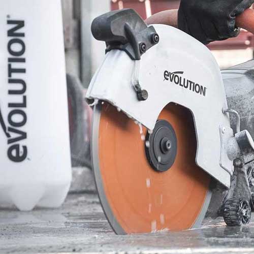 Disc Cutters | Electric & Cordless Concrete Saws | Evolution ...