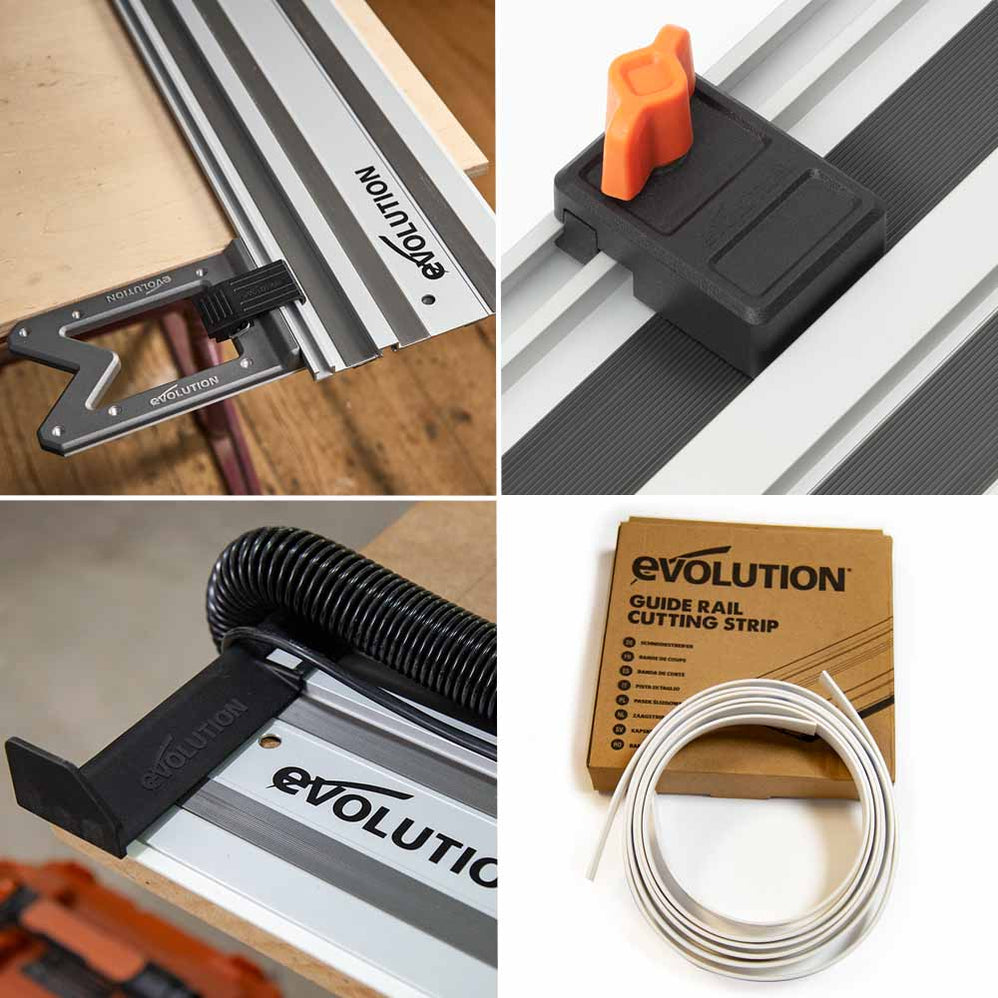 Circular Saw G2 Guide Rails & Accessories | Evolution — Evolution Power ...