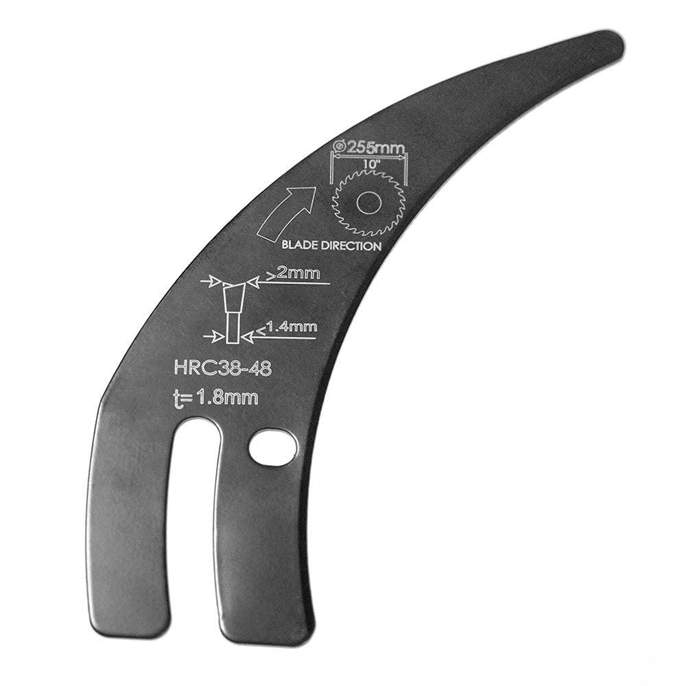 Cross-Cut-Sled Compatible Trench-Cut Riving Knife For Evolution R255TB ...