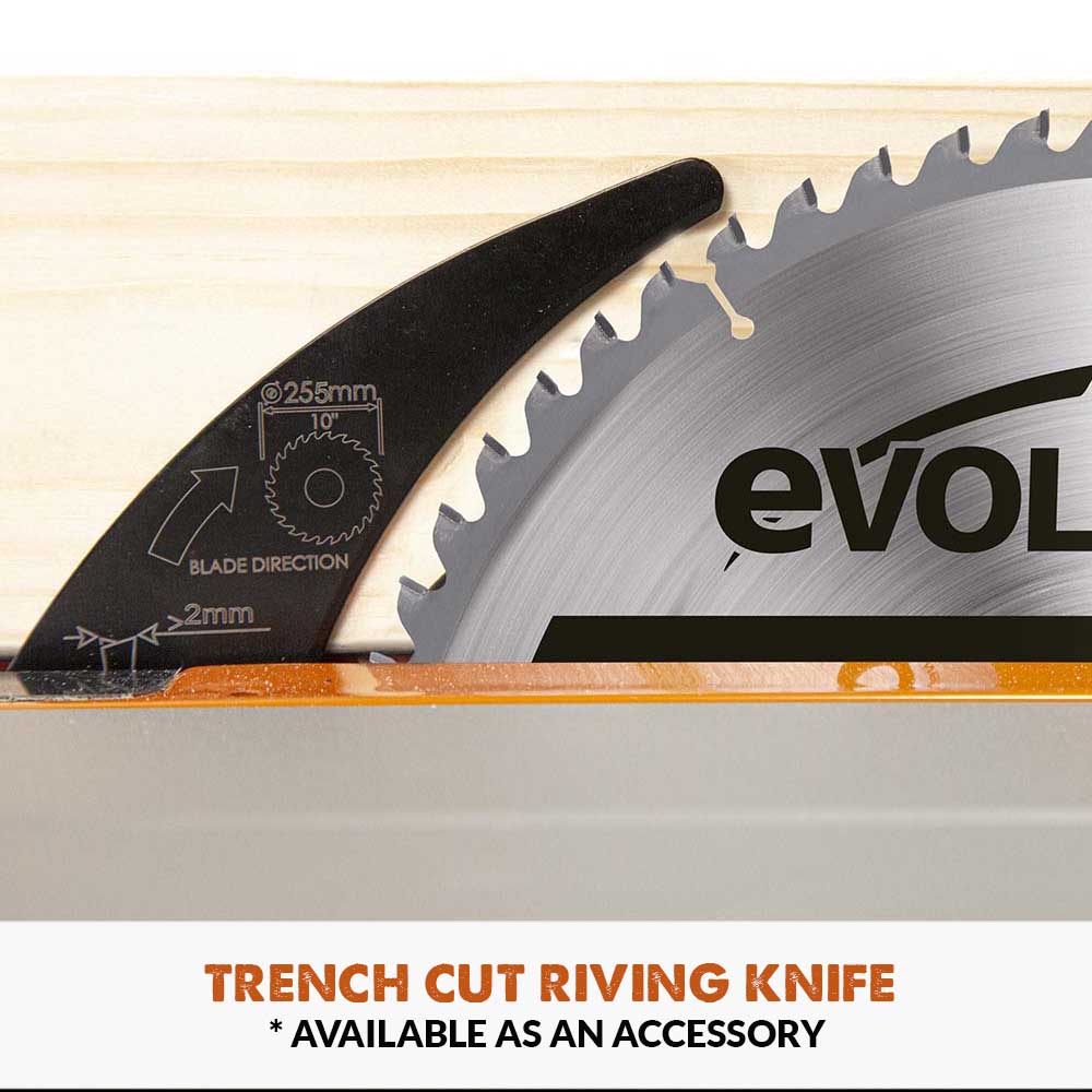 Evolution R255TBL Next Gen RAGE5-S 255mm Portable Table Saw — Evolution ...