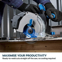 Evolution 165mm Mild Steel Cutting 40T TCT Circular Saw Blade Optimized For Cordless