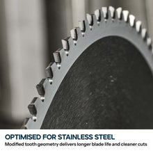 Evolution 355mm Stainless Steel Cutting 90T Chop Saw Blade S355TCT-90CS-G2