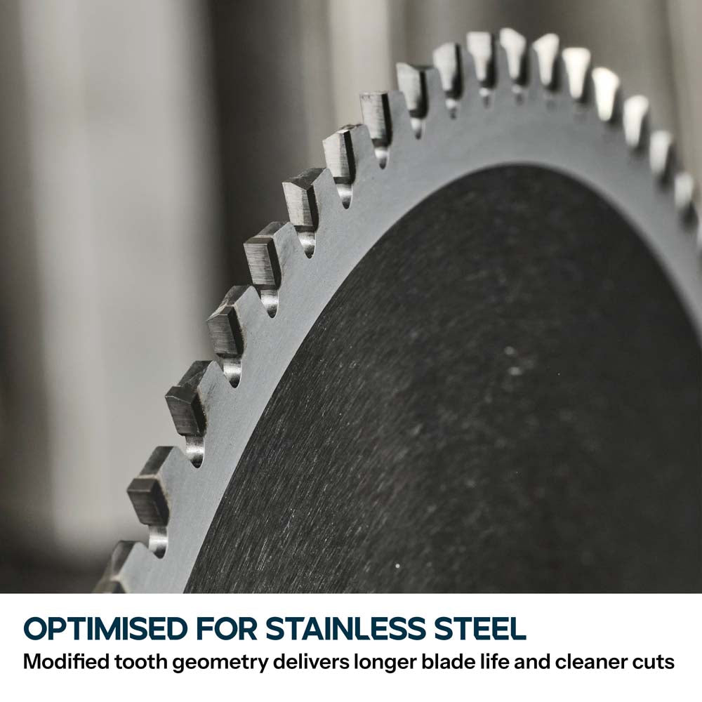 Evolution 355mm Stainless Steel Cutting 90T Chop Saw Blade S355TCT-90CS-G2