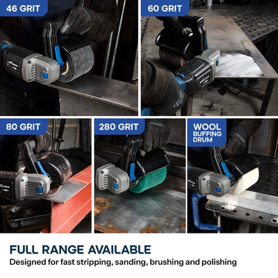 120mm Stripping, Sanding and Polishing Drums For Evolution  Cordless Surface Conditioner S120SCT-Li