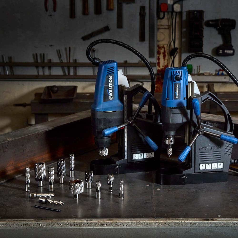 Evolution Cyclone Annular Mag Drill Cutters 12-65mm Width  (50mm Max Depth)