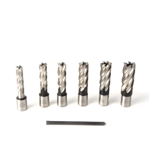 Evolution Cyclone Annular Mag Drill Cutter Kit 6-Piece 50mm Depth