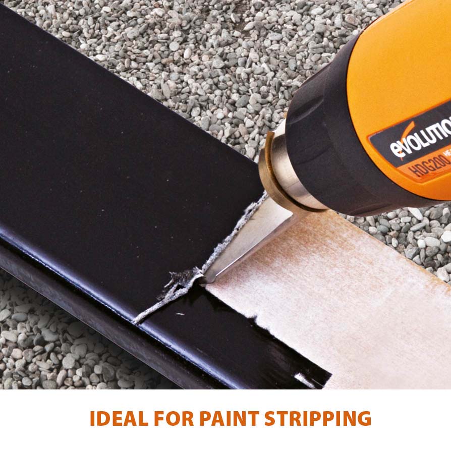 Evolution HDG200 Professional Adjustable 2,000 Watt Digital Heat Gun with LCD Screen(230v)