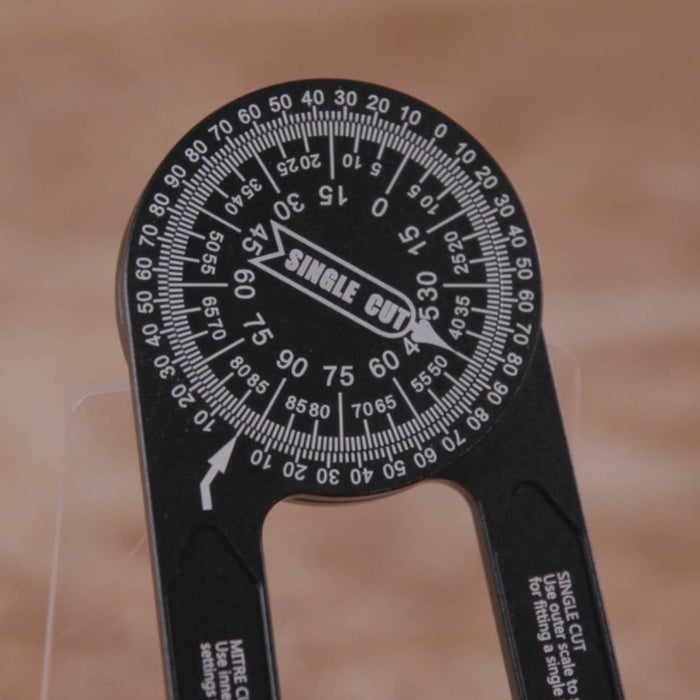 Mitre deals saw protractor