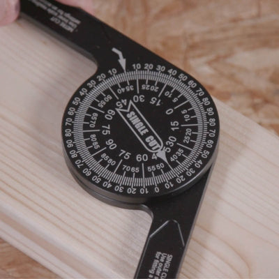 360 Degree Aluminium Mitre Saw Protractor from Evolution