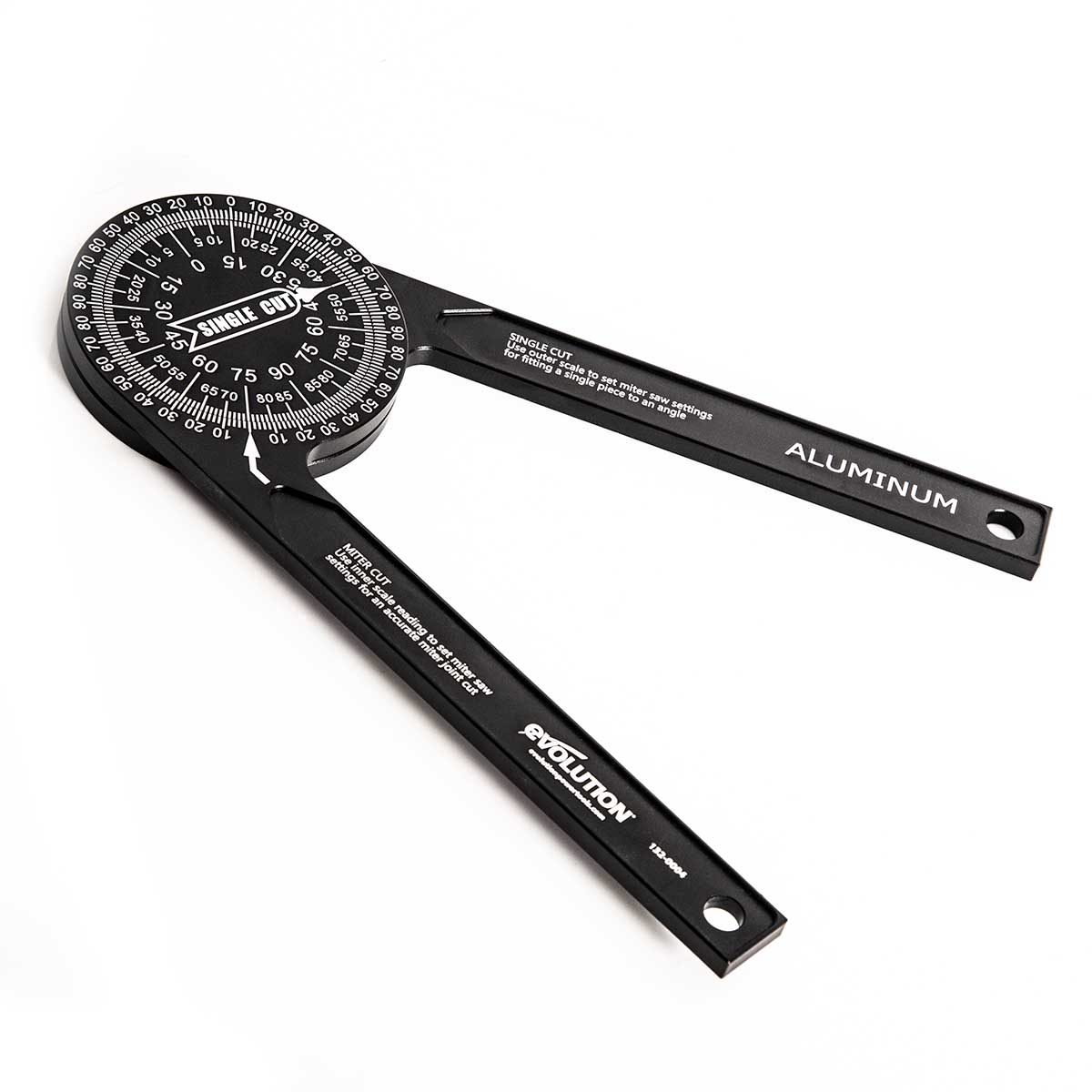 Extendable Protractor 360 Degree Aluminium Mitre Saw Protractor from Evolution — Evolution ...