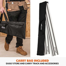 Evolution R185CCSX+ Circular Saw & ST2800-G2 Universal 2.8m Track Bundle (2x 1400mm ) With Self-Aligning Connectors