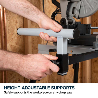 Evolution Chop Saw Stand With Telescopic Arms And Folding Legs for 355CPS Saws