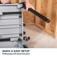 Evolution Chop Saw Stand With Telescopic Arms And Folding Legs for 355CPS Saws