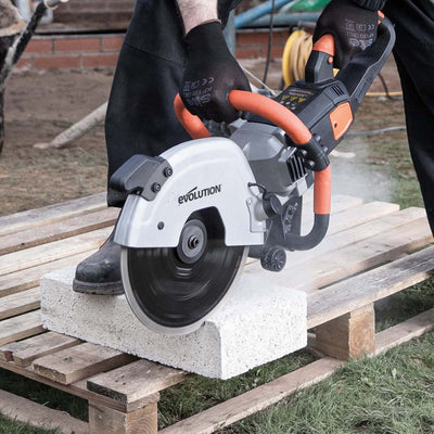 Evolution 255mm General Purpose Diamond Disc Cutter Blade, 22.2mm Bore