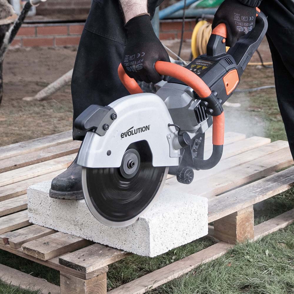 Evolution 255mm General Purpose Diamond Disc Cutter Blade, 22.2mm Bore