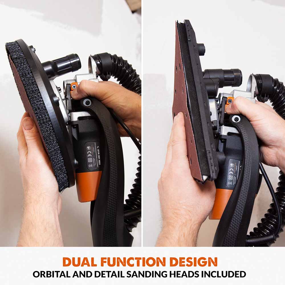 Evolution Telescopic Dry Wall Sander With Dual Heads, 710W, 240V | R225DWS-T