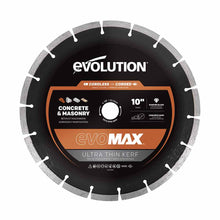 Evolution EVOMAX 260mm Ultra Think Kerf, Premium Diamond Blade, 22.2mm Bore