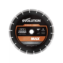 Evolution EVOMAX 260mm Ultra Thin Kerf, Premium Diamond Disc Cutter Blade, 22.2mm Bore