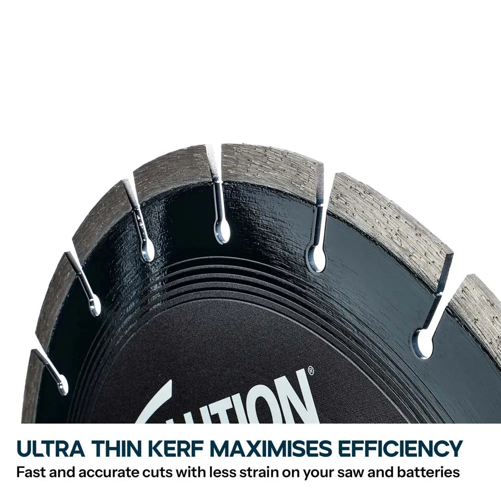 Evolution EVOMAX 300mm Ultra Think Kerf, Premium Diamond Disc Cutter Blade, 22.2mm Bore