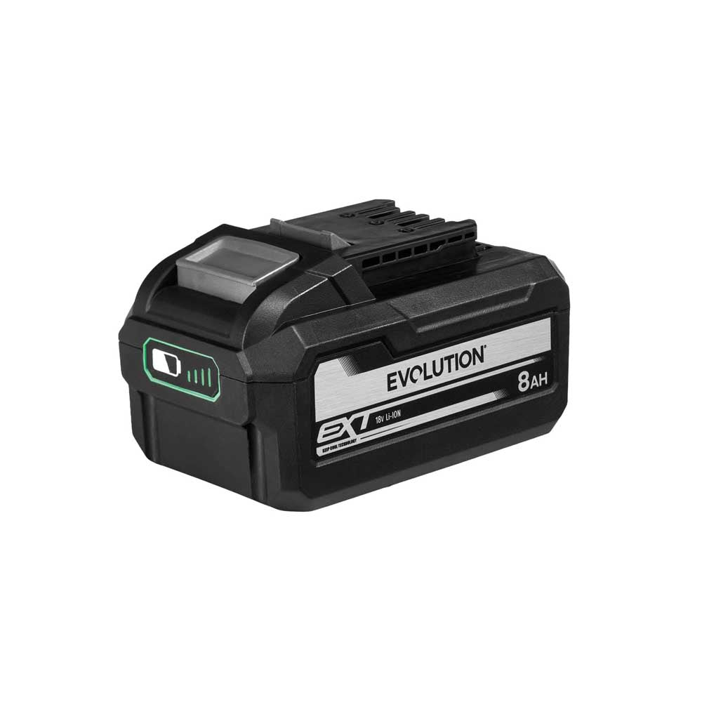 Evolution Cordless R18BAT-Li8 8Ah Li-Ion Battery 18v EXT