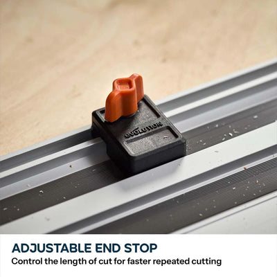 Evolution Adjustable Guide Rail End Stop For G2 Circular Saw Tracks