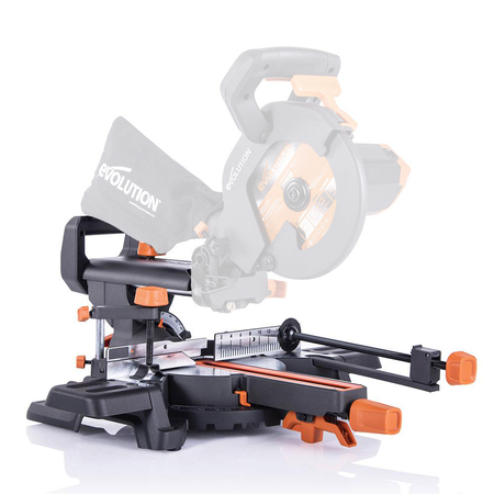 Evolution R210SMS & R210SMS+ Sliding Mitre Saw Spare Parts (Base Section) (Before May 24)