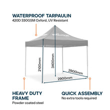 Replacement Canopy For Evolution's 3x3m 4-Season Pop-up Gazebo Workspace
