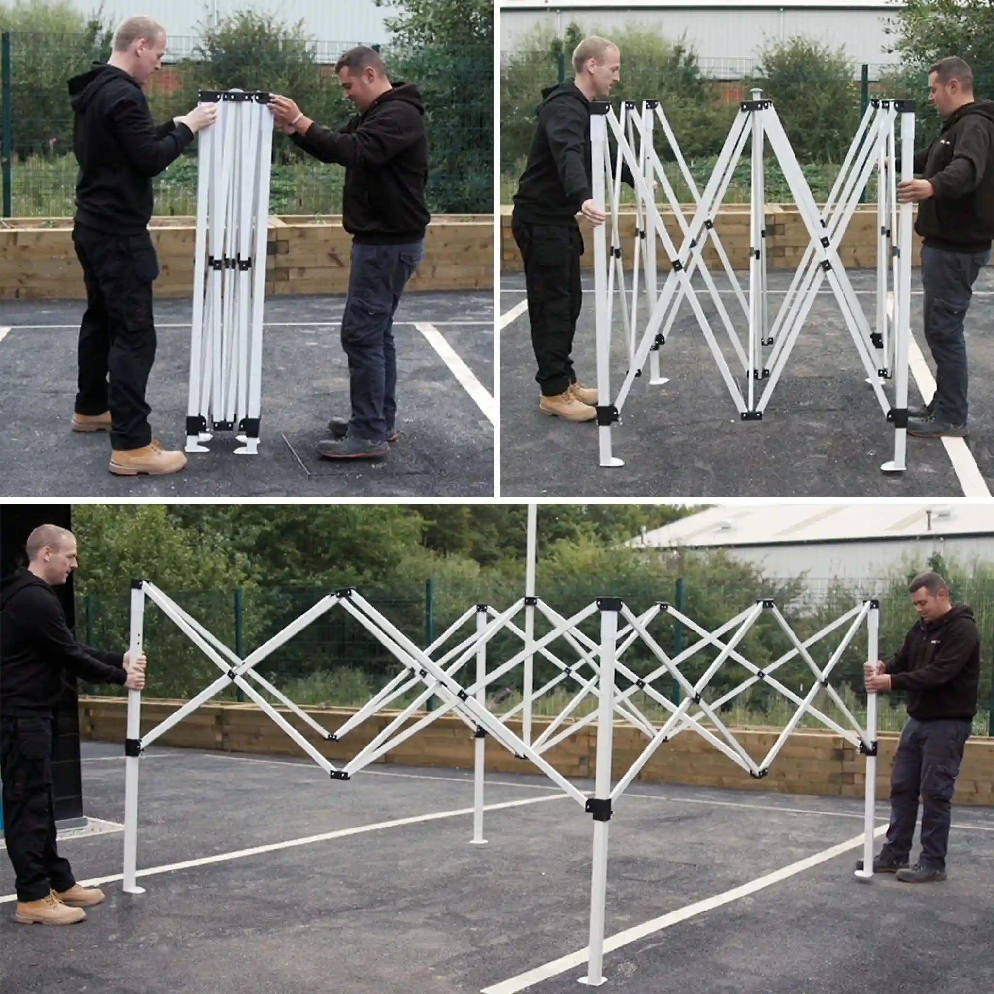 Evolution 3x3m 4-Season Pop-up Gazebo Workspace