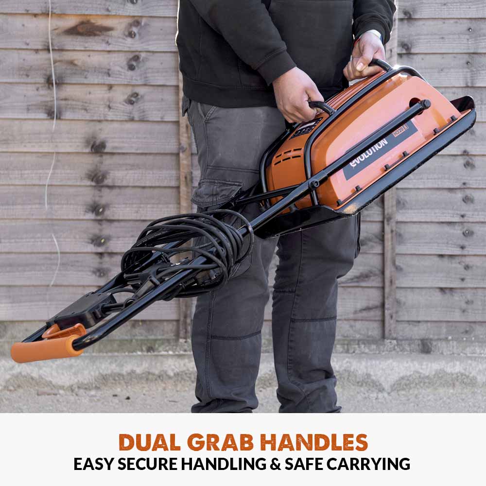 Evolution Hulk Electric Wacker Plate  - Compact Power for DIY Landscaping and Groundwork | H320-E