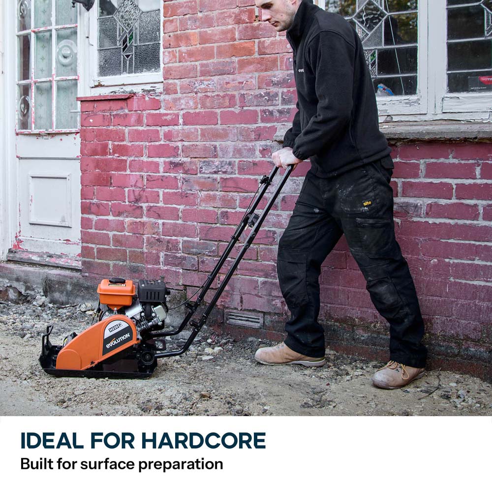 Evolution Hulk Petrol Compactor Wacker Plate - for Trade & DIY Groundwork | H320-P
