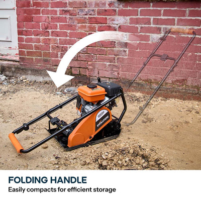 Evolution Hulk Petrol Wacker Plate & Paving Pad Bundle | H320-P