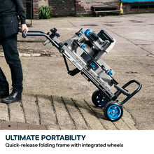 Evolution S355MCS Mitre Chop Saw Wheeled Stand With Powerlift Assist