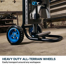 Evolution S355MCS Mitre Chop Saw Wheeled Stand With Powerlift Assist