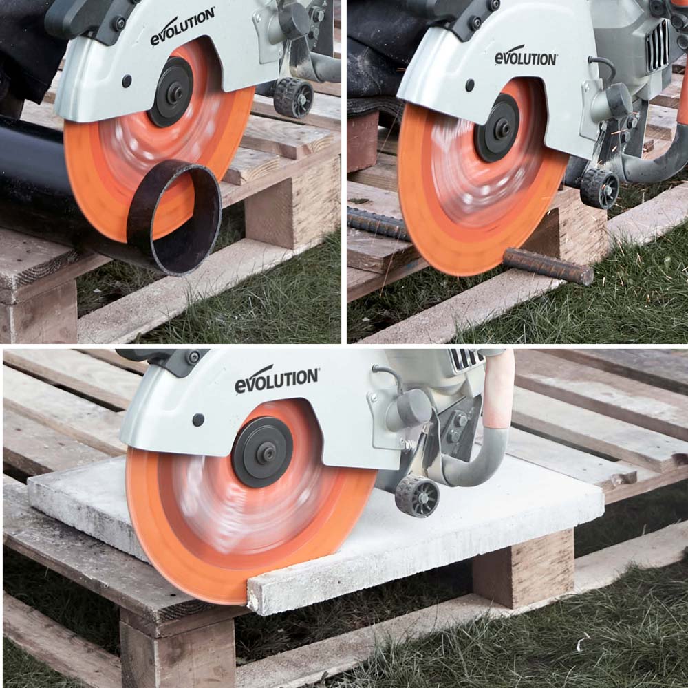 Evolution 230mm Heavy Duty Diamond Demolition Disc Cutter Blade, 22.2mm Bore