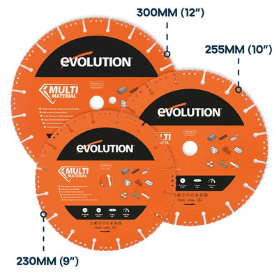 Evolution 300mm Heavy Duty Diamond Demolition Disc Cutter Blade, 22.2mm Bore