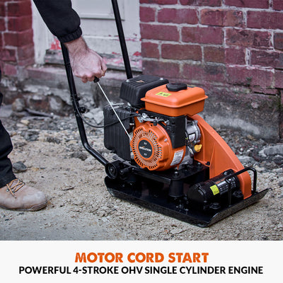 Evolution Hulk Petrol Wacker Plate & Paving Pad Bundle | H320-P