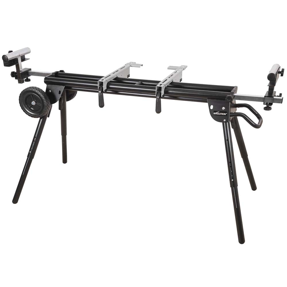 Evolution R210SMS-300+ Sliding Mitre Saw & XL Rolling Stand Bundle