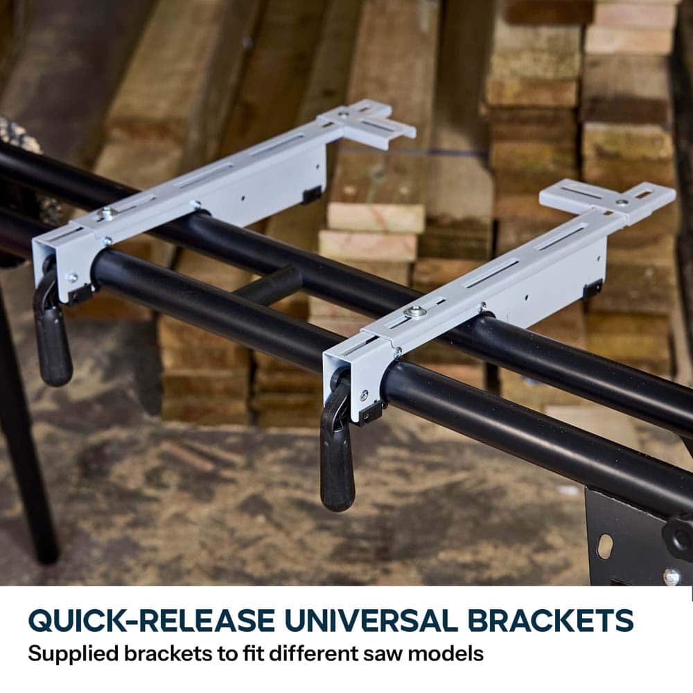 Evolution XL Rolling Mitre Saw Stand With Universal Fittings