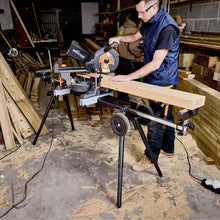 Evolution R210SMS-300+ Sliding Mitre Saw & XL Rolling Stand Bundle